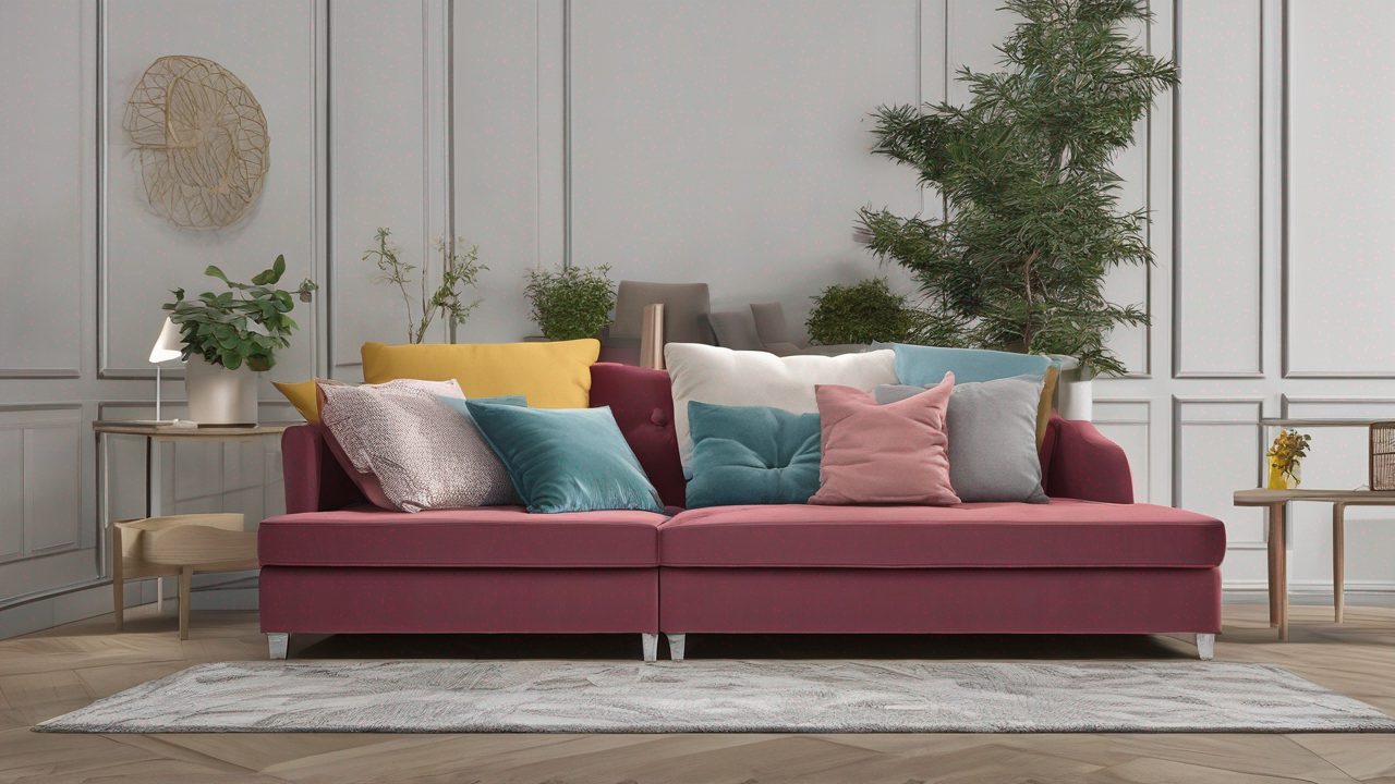 Ekskluzywna sofa AURORA w kolorze głębokiego granatu z aksamitnym wykończeniem i złotymi elementami dekoracyjnymi